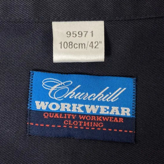 北アイルランド消防救助 NIFRS ネイビー ワークジャケット USED B74U=