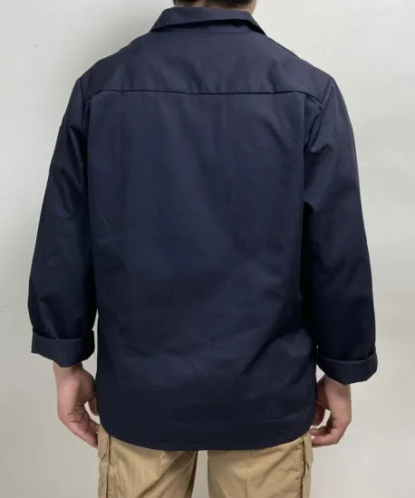 北アイルランド消防救助 NIFRS ネイビー ワークジャケット USED B74U=