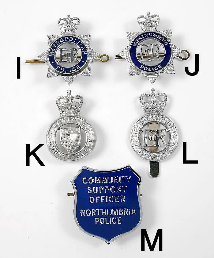 イギリス警察 ポリスバッジ USED 15UE-