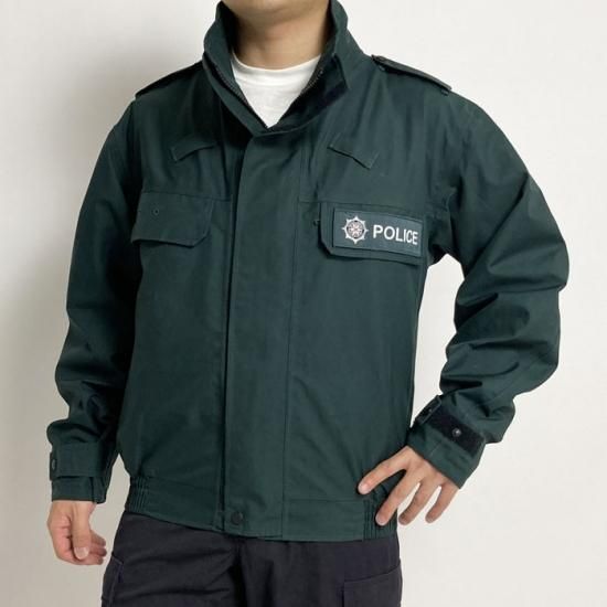 北アイルランド警察 POLICE ダークグリーン GORE-TEX ワッペン付 ジャケット USED B75U