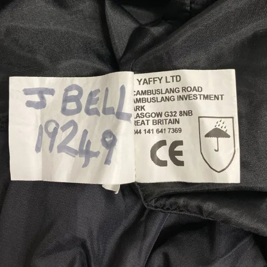 北アイルランド警察 POLICE ダークグリーン GORE-TEX ワッペン付 ジャケット 新品 B75N