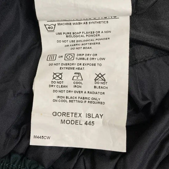 北アイルランド警察 POLICE ダークグリーン GORE-TEX ワッペン付 ジャケット 新品 B75N