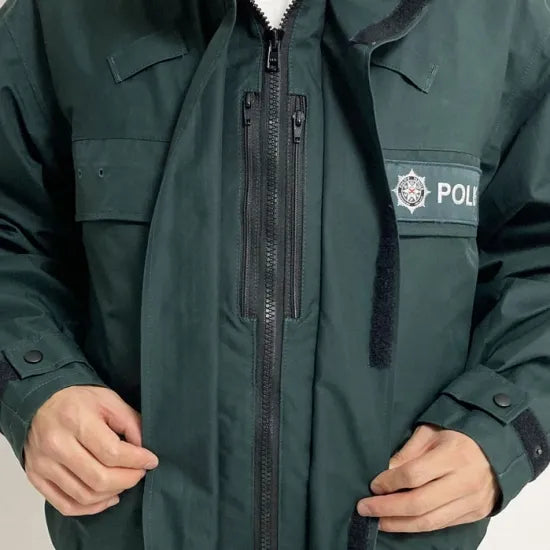 北アイルランド警察 POLICE ダークグリーン GORE-TEX ワッペン付 ジャケット 新品 B75N