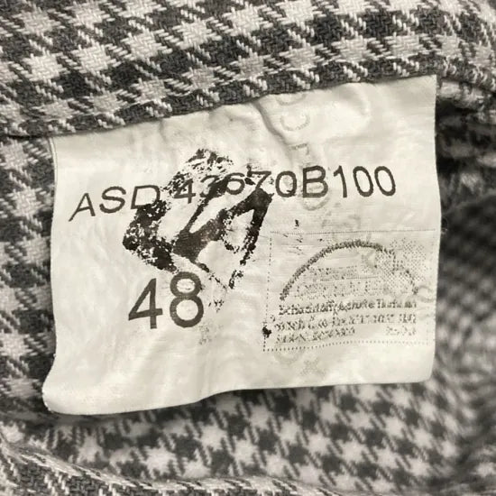 【スモール&ビッグ特価】ドイツ軍 ギンガムチェック シェフパンツ USED 305U-SB=