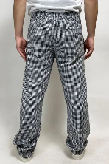 【スモール&ビッグ特価】ドイツ軍 ギンガムチェック シェフパンツ USED 305U-SB=