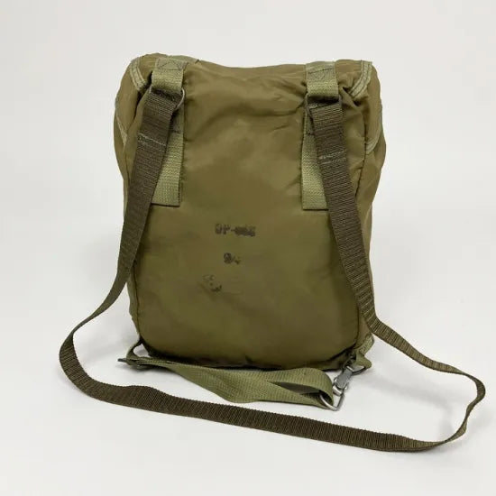チェコ軍 グリーン ナイロン ショルダーバッグ USED =