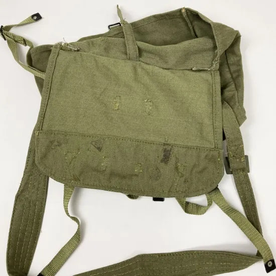 ルーマニア軍 グリーン キャンバス ショルダーバッグ 新品 188N=