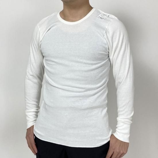 イギリス空軍 RAF ホワイト エアクルー ロングTシャツ 新品 T64N-