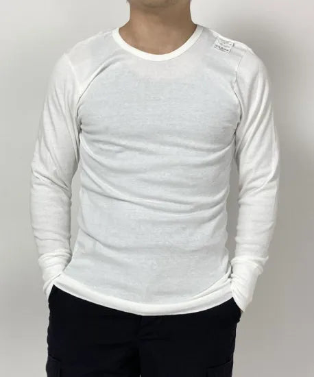 イギリス空軍 RAF ホワイト エアクルー ロングTシャツ 新品 T64N-