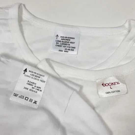 イギリス空軍 RAF ホワイト エアクルー ロングTシャツ 新品 T64N-