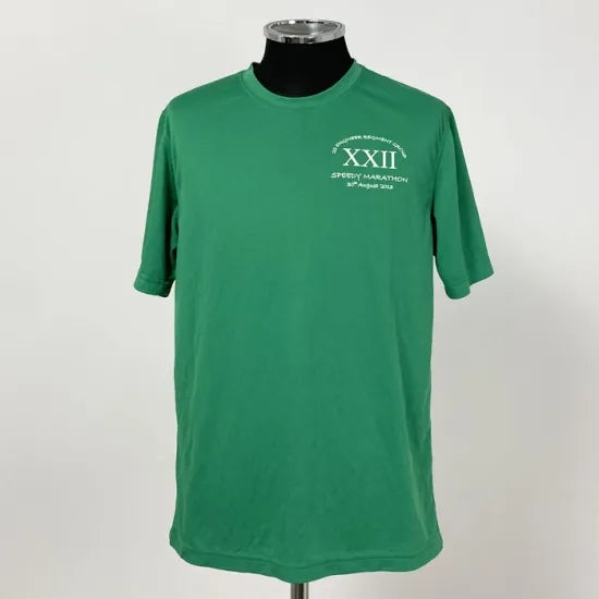 【1点物・5種類】イギリス軍関連 グリーン ドライTシャツ USED T79U-GREEN-