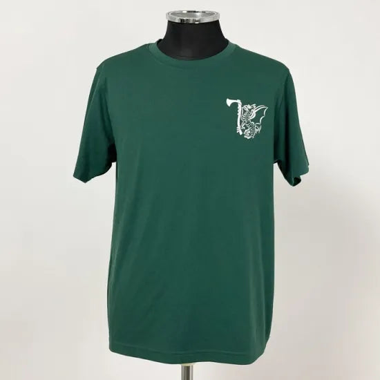 【1点物・5種類】イギリス軍関連 グリーン ドライTシャツ USED T79U-GREEN-