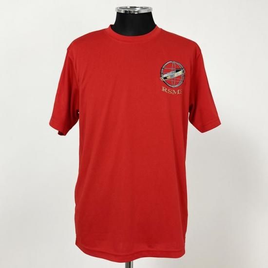 【1点物・5種類】イギリス軍関連 レッド ドライTシャツ USED -