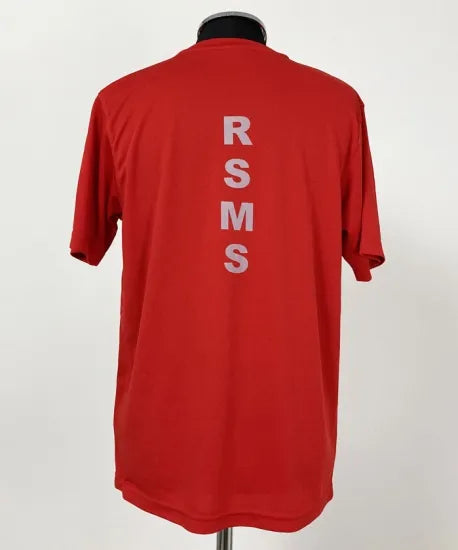 【1点物・5種類】イギリス軍関連 レッド ドライTシャツ USED -