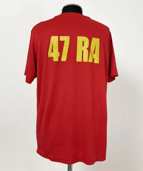 【1点物・5種類】イギリス軍関連 レッド ドライTシャツ USED -