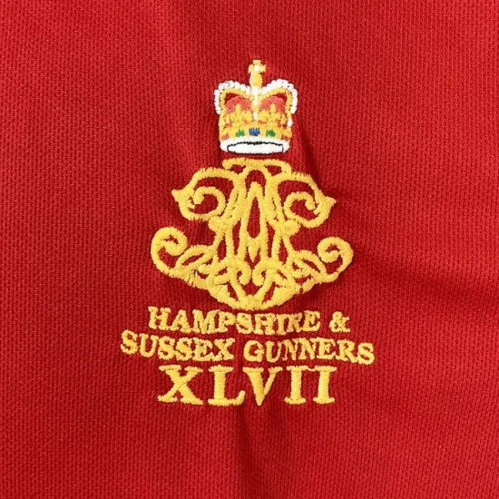 【1点物・5種類】イギリス軍関連 レッド ドライTシャツ USED -