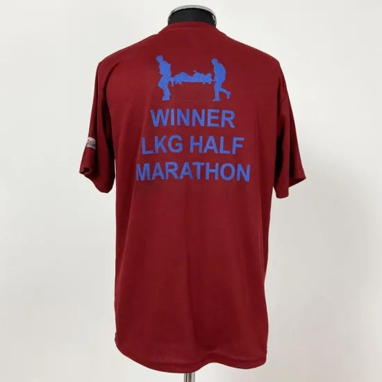 【1点物・5種類】イギリス軍関連 レッド ドライTシャツ USED -