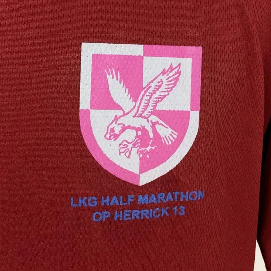 【1点物・5種類】イギリス軍関連 レッド ドライTシャツ USED -