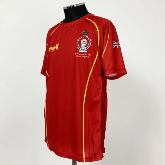 【1点物・5種類】イギリス軍関連 レッド ドライTシャツ USED -