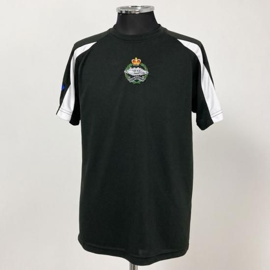 【1点物・3種類】イギリス軍関連 ブラック ドライTシャツ USED T79U-BLACK-