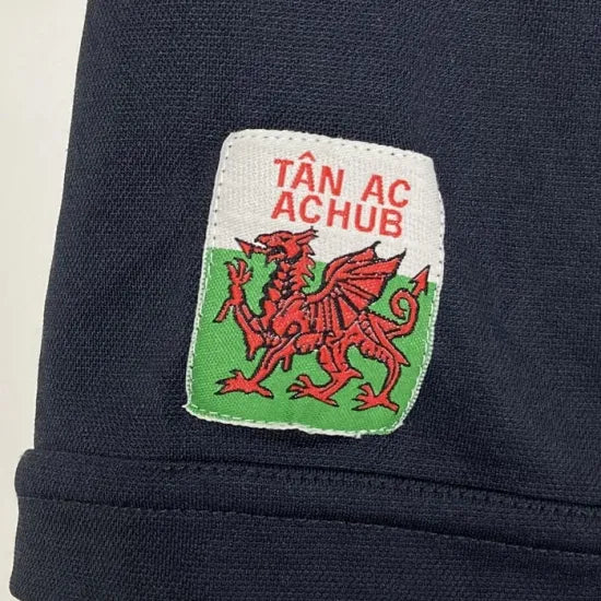 北ウェールズ消防救助 FIRE&RESCUE ネイビー ドライTシャツ USED -