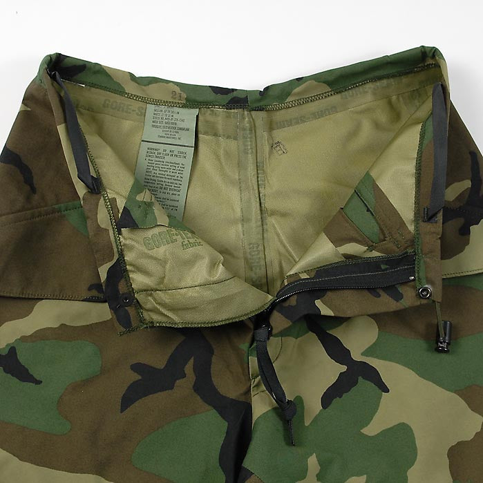 【スモール特価】アメリカ軍 ウッドランドカモ GORE-TEX ECWCS オーバーパンツ 新品 160N-SB=