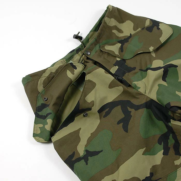 【スモール特価】アメリカ軍 ウッドランドカモ GORE-TEX ECWCS オーバーパンツ 新品 160N-SB=