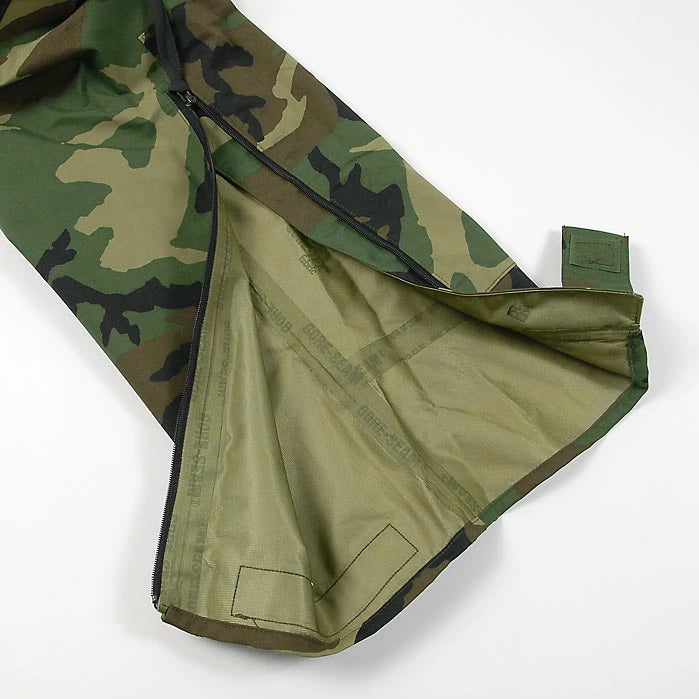 【スモール特価】アメリカ軍 ウッドランドカモ GORE-TEX ECWCS オーバーパンツ 新品 160N-SB=