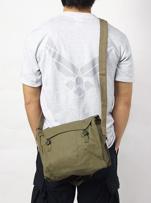 チェコ軍 ビンテージ キャンバス ショルダーバッグ 新品 160N=