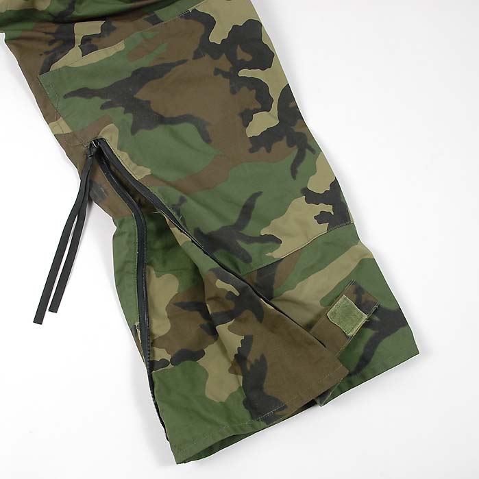 アメリカ軍 ウッドランドカモ GORE-TEX/ゴアテックス ECWCS Gen1 オーバーパンツ 上質USED 160N3=