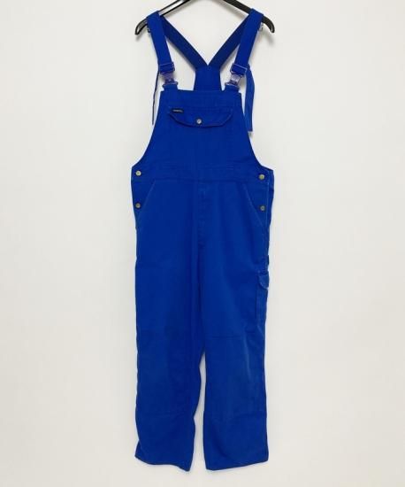 【1点物】ドイツ企業 MASCOT ブルー コットン オーバーオール USED GR2