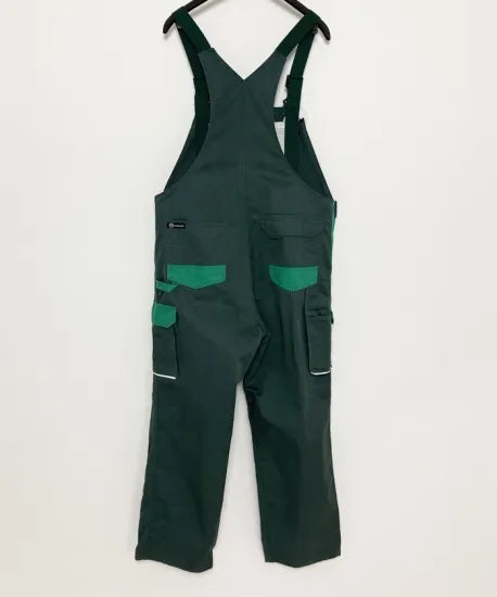 【1点物】ドイツ企業 HBI コットン オーバーオール グレー・グリーン・ブルーの3種類 USED GR4