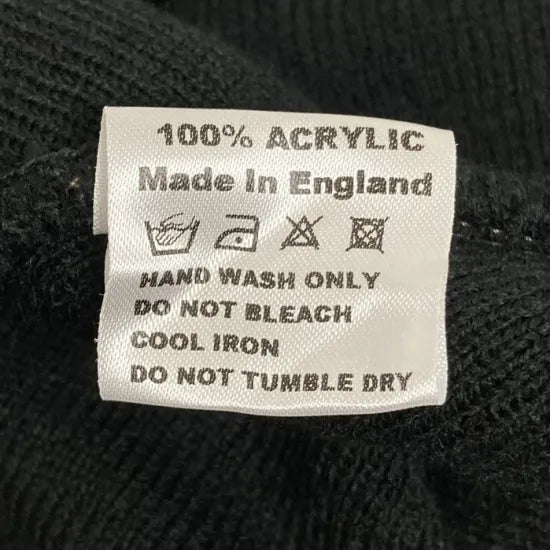 イギリス軍・警察・政府機関関連 ブラック ウォッチキャップ USED M63U-