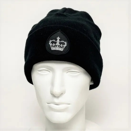 イギリス軍・警察・政府機関関連 ブラック ウォッチキャップ USED M63U-