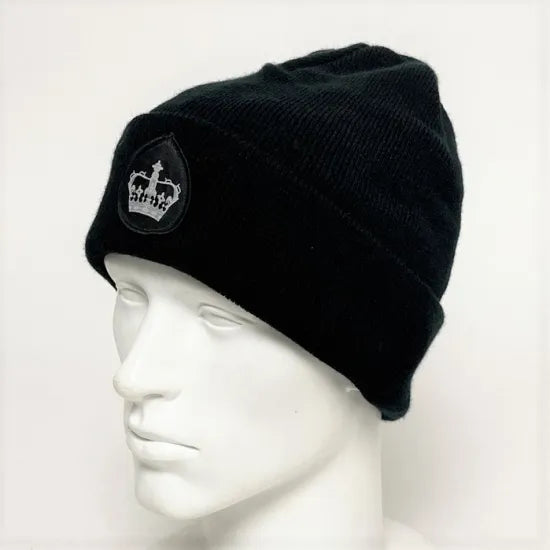 イギリス軍・警察・政府機関関連 ブラック ウォッチキャップ USED M63U-