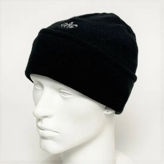 イギリス軍・警察・政府機関関連 ブラック ウォッチキャップ USED M63U-