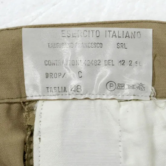 【スモール特価】イタリア軍 ベージュ AMI チノショートパンツ USED 704U-SB-