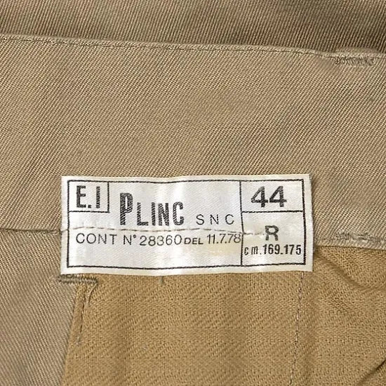 【スモール特価】イタリア軍 ベージュ AMI チノショートパンツ USED 704U-SB-