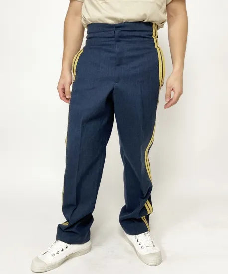 【レディース特価】イギリス空軍 RAF ブルーグレー レディース ミュージシャン&コンサート No.9 ドレスパンツ USED 229U-LDY=