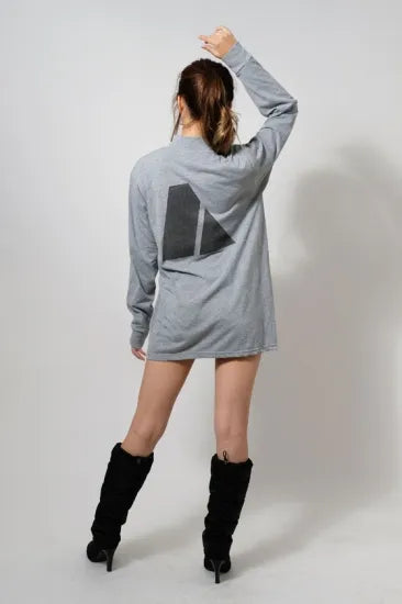 アメリカ軍 U.S.ARMY グレー 前期型 IPFU トレーニング ロングTシャツ 新品 T45LN-