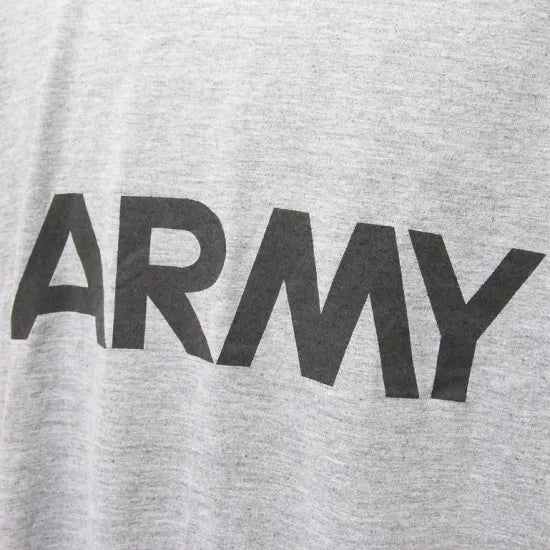 アメリカ軍 U.S.ARMY グレー 前期型 IPFU トレーニング ロングTシャツ 新品 T45LN-