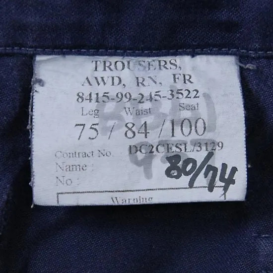 イギリス海軍 ROYAL NAVY 前期型 カーゴパンツ 上質USED 203N3=