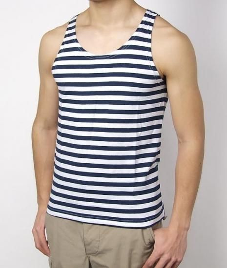 ロシア ボーダー ミルテック タンクトップ 新品 T85T-