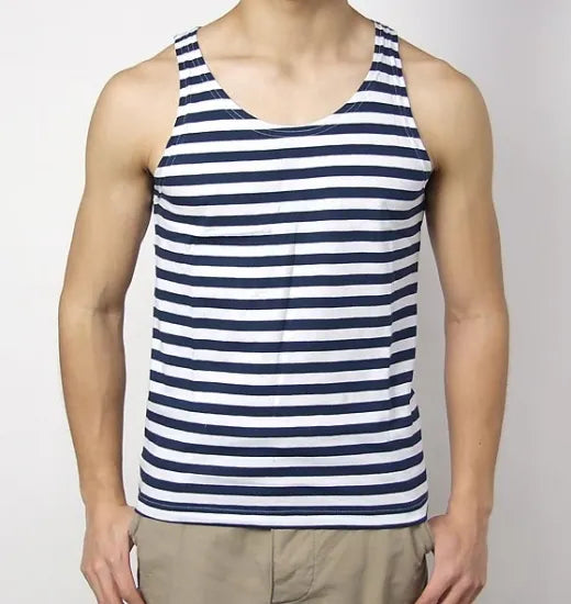 ロシア ボーダー ミルテック タンクトップ 新品 T85T-