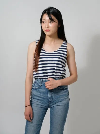 ロシア ボーダー ミルテック タンクトップ 新品 T85T-