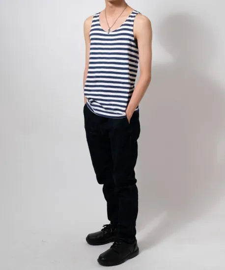 ロシア ボーダー ミルテック タンクトップ 新品 T85T-