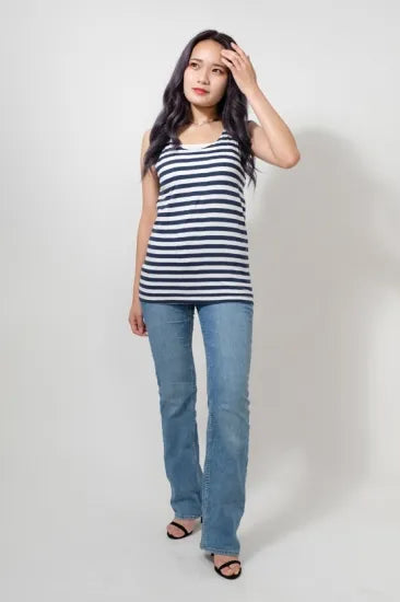 ロシア ボーダー ミルテック タンクトップ 新品 T85T-