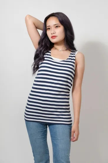 ロシア ボーダー ミルテック タンクトップ 新品 T85T-