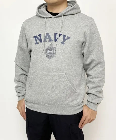 アメリカ海軍兵学校 U.S.N.A. グレー SOFFE フード付きスウェットシャツ 新品