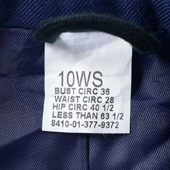 【レディース特価】アメリカ空軍 USAF エアフォースブルー レディース ドレスジャケット USED AF-JKT-LU